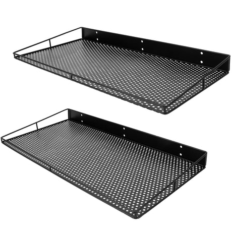 RedCall Heavy-Duty Wall Shelf, 2 Pack Garage Shelf, 23.5" x 12" Large Wall Mounted Shelves for Garage, Laundry Room, Closet, Holds Up to 75 Lbs RedCall