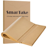 SMARTAKE 200 Pcs Parchment Paper Baking Sheets, 12x16 Inches Non-Stick Precut Baking Parchment, Perfect for Baking Grilling Air Fryer Steaming Bread Cup Cake Cookie and More (Unbleached) SMARTAKE