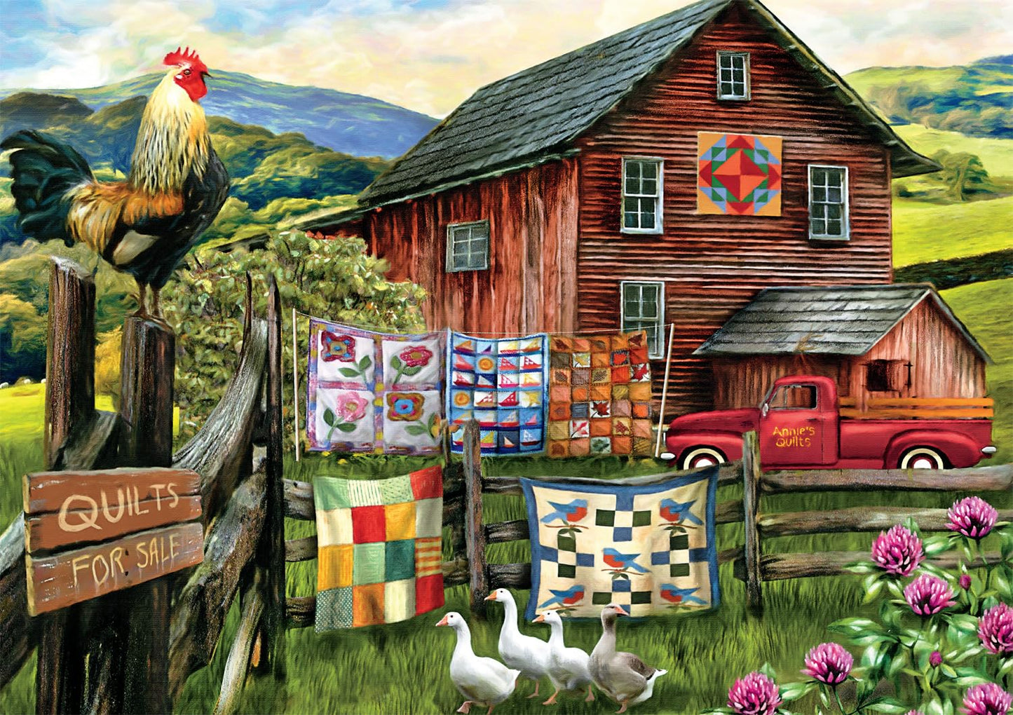 Buffalo Games - Tom Wood - A Little Bit of Heaven - 500 Piece Jigsaw Puzzle for Adults -Challenging Puzzle Perfect for Game Nights - Finished Size is 21.25 x 15.00