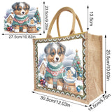 ARTopet DIY Diamond Art Painting Bags Christmas Handbag Handmade Shopping Tote Bags with Canvas Pattern Reusable Grocery Bag for Women Art Craft Gift-Dog ARTopet
