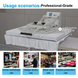 ZJBFXY88 24x32 Large Format Manual Heat Press Machine, Single Platen, Double Pressure Rods, 110V, 4500W (No Plug) (Grey, 24 x 32'' (60 x 80cm)) ZJBFXY88