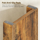 YATINEY Console Table, 63" Long Behind Couch Sofa Table, Entryway Table, Farmhouse Console Table for Narrow Spaces, Hallway, Living Room, Rustic Brown CT30BR YATINEY