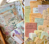 VIVIQUEN 400 Sheets Vintage Textured Scrapbook Paper Set – 4 Nature Themes Retro Mixed Special Paper for Scrapbooking Planner Bullet Junk Journal Supplies Collage Card Embellishment VIVIQUEN