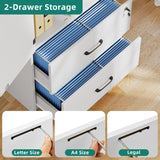YITAHOME Wood File Cabinets, Heavy Duty Garage Tool Cabinets with Doors & Adjustable Shelves, Big Storage Filing Lockers for Home Office, Living Room, Pantry, Gym, Basement, Warehouse, White YITAHOME