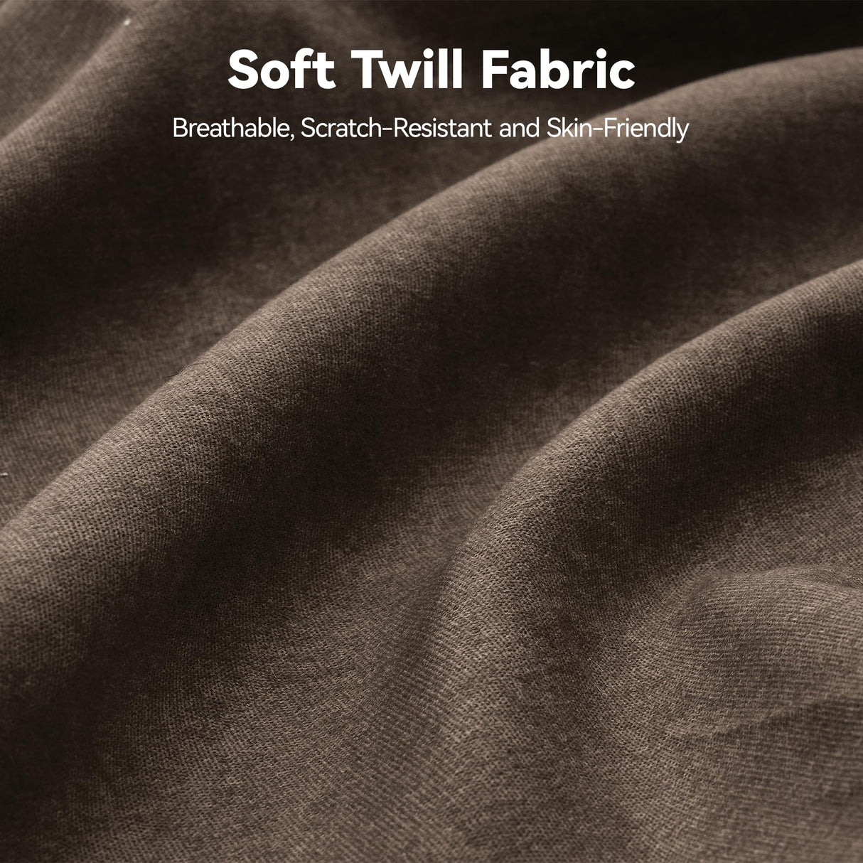 OKUP Power Lift Recliner Chair with Massage and Heat for Elderly, Electric Recliner Chairs for Adults with Side Pocket Remote Control, Infinite Position, Fabric (Brown) OKUP