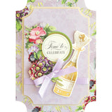 Anna Griffin Simply Congratulations Card Making Kit - Complete Crafting Set for 12 Distinctive Greeting Cards, Includes Embellishments, Ribbons & a Frosted Box Anna Griffin