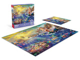 Ceaco - Foil Puzzle - Disney - Thomas Kinkade - The Little Mermaid - 500 Piece Jigsaw Puzzle Ceaco