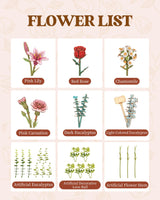 ROBOTIME 3D Wooden Puzzles for Adults, TW03H Wooden Flower Basket Craft Kit, Artificial Flowers Handheld Gift Box, Unique Gift for Birthday/Holidays/Homewarming ROBOTIME