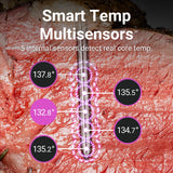 MEATER Pro: Smart Bluetooth Wireless Meat Thermometer Digital | 1000°F Heat Resistance | Long Range | Certified Accuracy | BBQ, Oven, Grill, Smoker, Air Fryer, Deep Fryer | 50+ Recipes in App MEATER