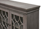 Martin Furniture Felicity 4 Door Console, Gray Martin Furniture
