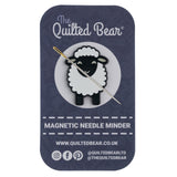 The Quilted Bear Needle Minders - Magnetic Enamel Needle Keeper for Sewing Pins, Sewing Needles, Embroidery Needles, Cross Stitch Needles - Sheep The Quilted Bear