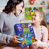 JOPSHEEN Foil Art Kit for Kids Age 4-6-8-10-12 Girls Boys, Fun Crafts Animals Foil Stickers Sheets JOPSHEEN