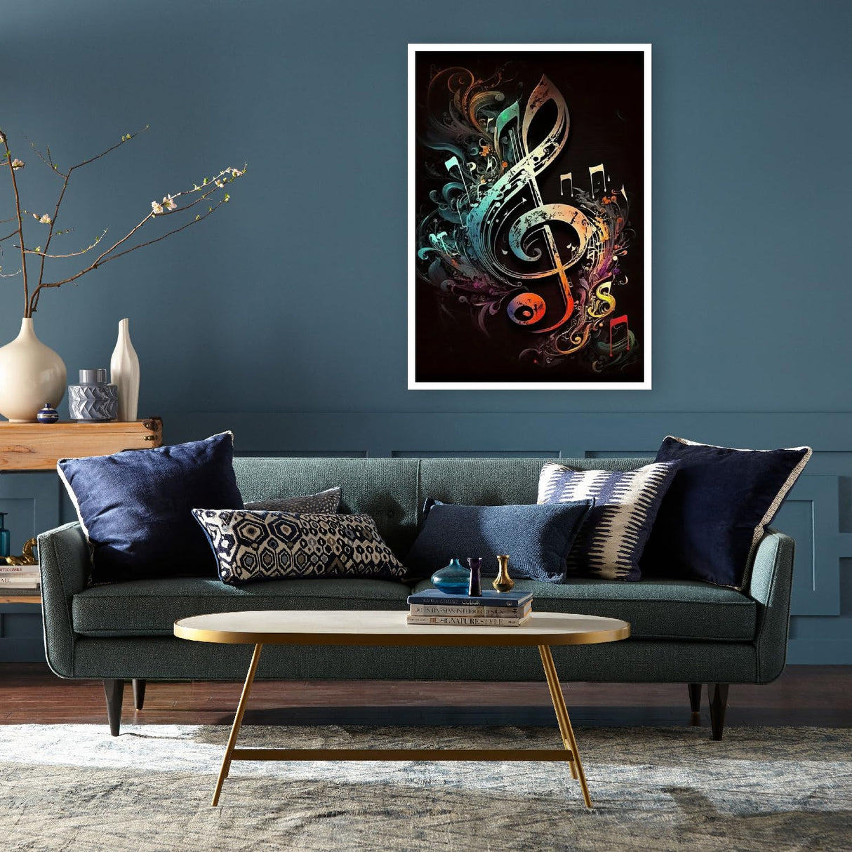 BOHADIY Diamond Painting Kits for Adults Music Diamond Art Kits for Adults,5D Painting Music DIY Full Drill Diamond Painting Gem Art and Crafts 12x16inch BOHADIY