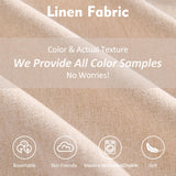 GOSUHI 108" U Shaped Couch, Modular Sectional Sofa, 3-Seater Comfy Cloud Couch with Movable Ottoman, Deep Seat Couches for Living Room, Linen, Beige GOSUHI