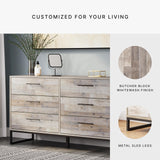 Signature Design by Ashley Neilsville 6 Drawer Dresser, Light Brown Signature Design by Ashley