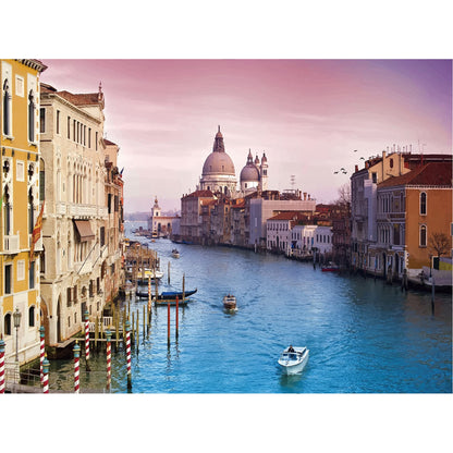 MammyGol Jigsaw Puzzles 1000 Pieces, for Adults Families (Water City Venice) Pieces Fit Together Perfectly