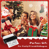 Gloryang Inkless Portable Printer for Travel, Wireless Thermal Printer Supports 8.5 x 11 Inch US Letter Size, Bluetooth Printer Includes Carry Case and 3 Rolls of Thermal Paper Kit, Black Gloryang