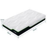 Rest Only Twin Mattress for Pressure Relief, 12 Inches Cooling Gel Memory Foam Hybrid Mattress, Twin Bed Mattress with Individual Pocket Spring for Motion Isolation, Medium Firm RO REST ONLY