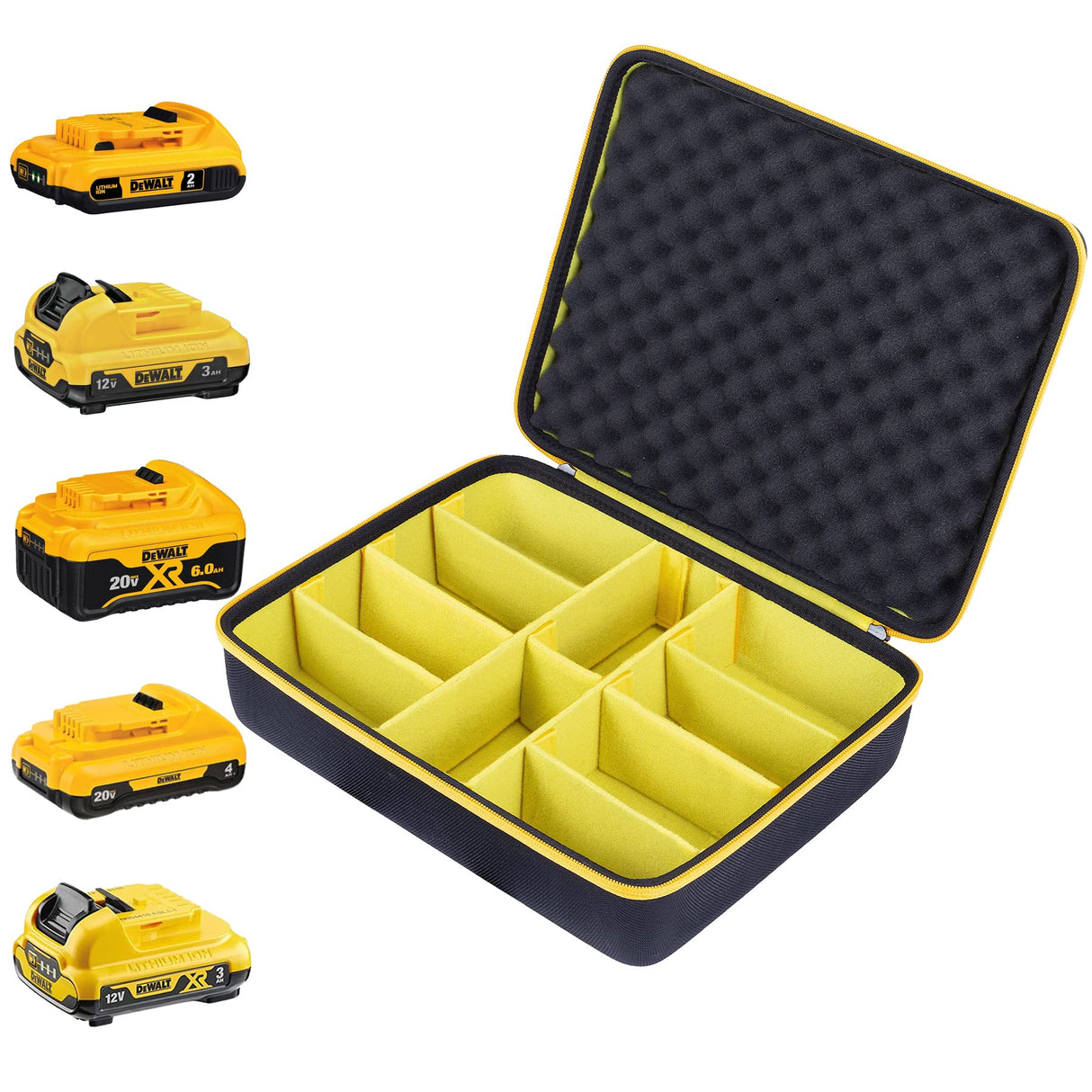 Hard Case for Dewalt 20v/60v Max XR Battery and Charger + DEWALT 20V MAX XR Jig Saw khanka