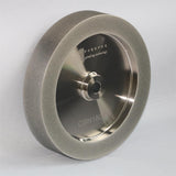 CBN Wheel 8 inch,CBN Grinding Wheels 8'' Diameter, 5/8'' Bore, 1.5'' Wide, 1'' Down The Side, for Sharpening Woodturning and HSS Tools(600 Grit) WoodArtSupply