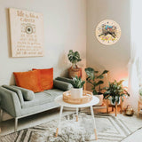 FOKOCALI 20 Pack 11.8in Sublimation Blank Clock Plywood Round Wall Clock Decor DIY Heat Transfer Press Printing FOKOCALI