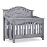Evolur Cheyenne 5 in 1 Full Panel Convertible Crib, Storm Grey 58.25x31.25x53 Inch (Pack of 1) Evolur