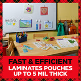 Scotch Thermal Laminator with 20 Letter Size Pouches, Ideal for Teachers, Small Offices, or Home (TL1302XVP) Scotch