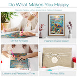 Sanjee Sea Turtle Diamond Painting Kits for Adults, 5D Diamond Art Kits for Beginner, DIY Round Full Drill Diamond Dots Paintings Diamond Painting for Home Wall Decoration Gift, 12x16inch Sanjee
