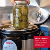 NESCO NPC-9 Smart Electric Pressure Cooker and Canner, 9.5 Quart, Stainless Steel Nesco