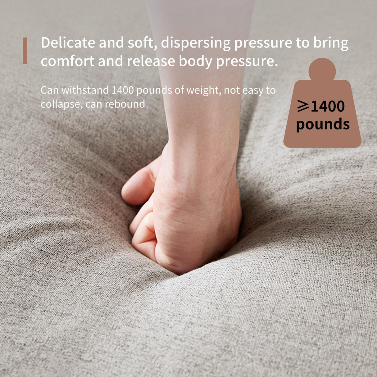 Comfortable Modular Cloud Sectional Sofa, Mid-Century Modern Wood Frame Couch, 111.81" W Upholstered Fabric Couch for Living Room & Home、Offices、Conference Rooms, Gray gaoyangjiaju