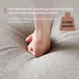 Comfortable Modular Cloud Sectional Sofa, Mid-Century Modern Wood Frame Couch, 111.81" W Upholstered Fabric Couch for Living Room & Home、Offices、Conference Rooms, Gray gaoyangjiaju