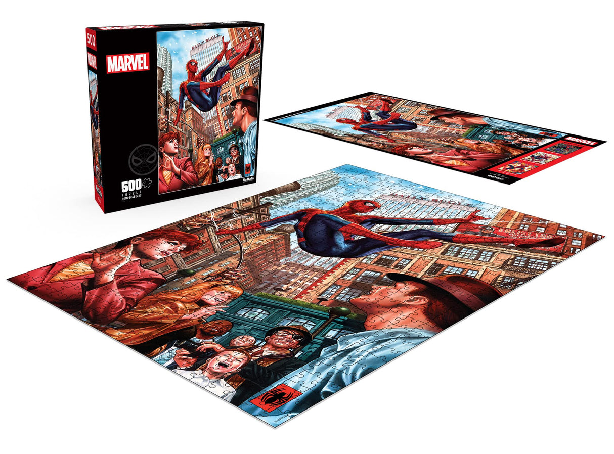 Buffalo Games - Marvel - The Amazing Spider-Man #24 Variant - 500 Piece Jigsaw Puzzle for Adults -Challenging Puzzle Perfect for Game Nights - Finished Size is 21.25 x 15.00 Buffalo Games