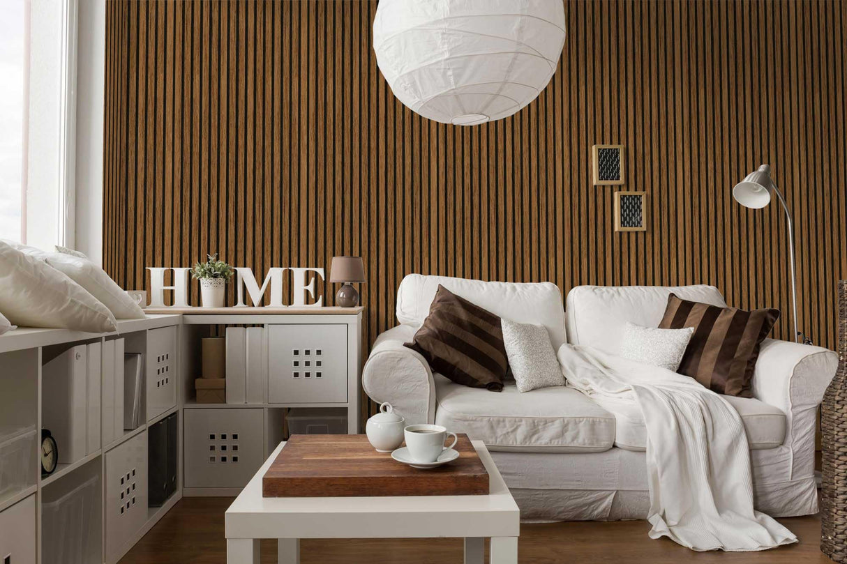 Luxdecor Acoustic Wood Slat Wall Panels for Wall 2pack Wood Slat Panels for Wall 47.2”x23.6” Wooden Acoustic Venner Panels 3D, Fluted Wall Slat Panels 0.82”in Luxdecor