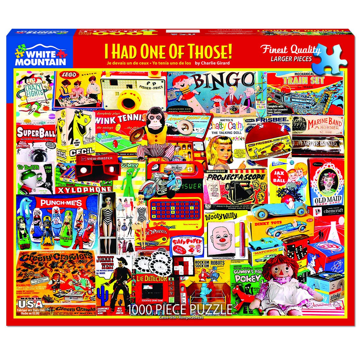 White Mountain Puzzles I Had One of Those - 1000 Piece Jigsaw Puzzle White Mountain