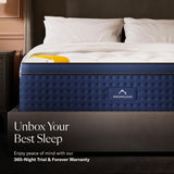 DreamCloud Premier Rest 14" King Mattress - Luxury Hybrid Memory Foam - 365 Night Trial - Premium Pressure-Relieving Layers - Forever Warranty - Mattress in a Box - CertiPUR-US Certified DreamCloud