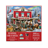 SUNSOUT INC - Old General Store Winter - 1000 pc Jigsaw Puzzle by Artist: Lori Schory - Finished Size 20" x 27" - MPN# 35246 SunsOut