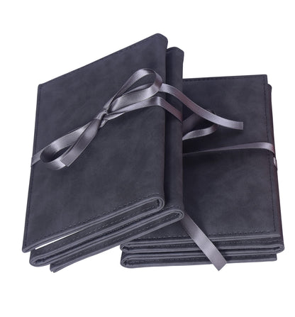 2 Pieces Sublimation Blanks Photo Album Blanks Leather(Blank size:4in x 6in) Color PU Leather Diy Craft (grey)