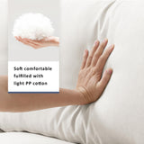 Tmsan 100.4" Modular Sectional Sofa Cloud Couch for Living Room, Modern Convertible L Shaped Couch Set with Ottoman, 4 Seater Polyester Fabric Sofa with 2 Pillows for Apartment Office (White) Tmsan