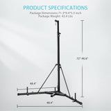 VIVOHOME Height Adjustable Foldable Heavy Duty Boxing Punching Bag Stand Steel Sandbag Rack Freestanding Up to 132 lbs for Home Fitness Stable VIVOHOME