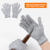 10Pcs Wood Carving Knife Set Beginner Kit, Convenient Tools Set Cut Resistant Gloves Spoon Carving Hook Knife, Wood Carving Whittling Knife, Chip Carving Detail Knife Sandpaper for Woodworking Rvetol