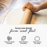 tuuli Kitchen Professional Classic Wooden Rolling Pin with revolving Centre (17,3 by 2,2 inches) tuuli