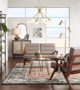 360 Lighting Andi Mid Century Modern Table Lamp 24.5" High Hammered Bronze Ceramic Wood Off White Tall Drum Shade for Living Room Bedroom House Bedside Nightstand Home Office (Color May Vary) 360 Lighting