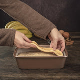 HAPPIELS Nonstick 9x5 inch Bread Loaf Pan for Oven | PFOA & BPA Free Non Toxic Loaf Tin | Molds for Baking | Best 9 x 5 Non stick Bakeware | Nontoxic 5x9 Banana Bread Mold Pans & Tins HAPPIELS