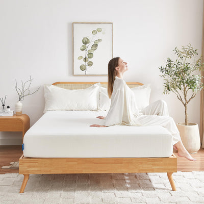 UACEO Full Mattress, 8 Inch Memory Foam Mattress in a Box, Fiberglass Free Full Size Mattresses for Pressure & Pain Relief, Soft and Comfortable