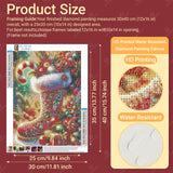 Gamteldot Christmas Diamond Art Kits for Adults Beginners,DIY Christmas Diamond Art 5D Full Drill Diamond Dots Diamond Painting with Full Tools,Funny Gem Art Crafts for Home Wall Decor Gift-12x16in Gamteldot