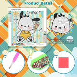 Sretoul 4 Pack Cartoon Diamond Art Kits for Kids-4 Pack Diamond Art Painting for Kids, 7 Year Old Girl Birthday Gifts 6X6 Inch Sretoul