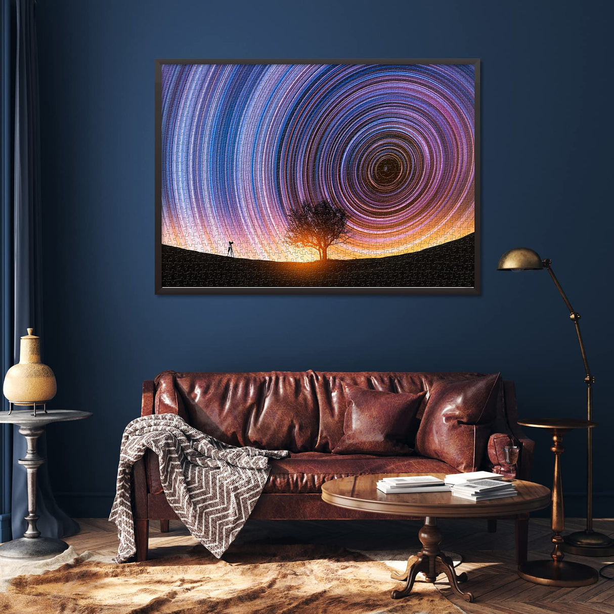 Impossible Difficult Puzzles for Adults, Nature Landscape Puzzles for Adults 1000 Pieces and up, Hard Scenic Jigsaw Puzzle, Colorful Night Sky Challenge Puzzles PICKFORU