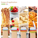 Yasashii Wood Rolling Pin With 4 Adjustable Thickness Rings, Non-stick Dough Roller For Baking, 17 Inch Pizza Roller For Kitchen supplies, Handle Press Design For Fondant, Pizza, Pie Crust, Cookie Yasashii