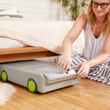 ECR4Kids Lock and Roll Personal Safe, Travel Lockbox, Grey ECR4Kids