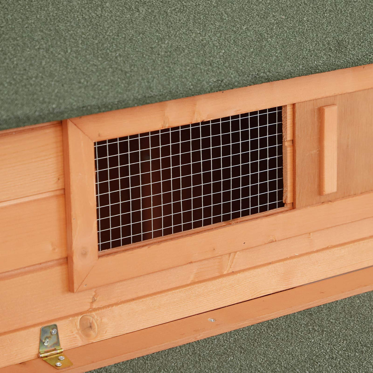 PawHut 137" Chicken Coop for 8-10 Chickens, Large Chicken House, Wooden Poultry Hen Cage with Nesting Box and Run for Backyard, Orange PawHut